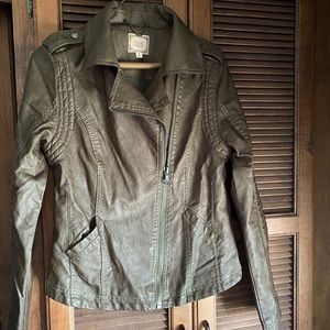 Black Swan faux leather jacket